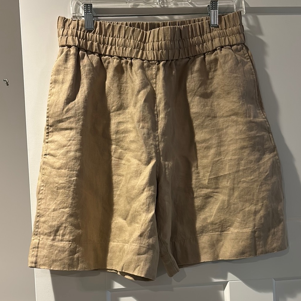 COS Tan Bermudas Relaxed Fit Cotton